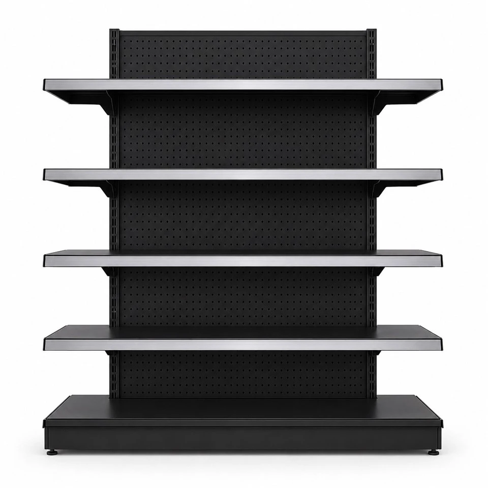Custom Metal Gondola Rack For Retail Stores And Supermarkets factory