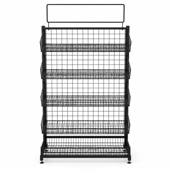 Custom Metal Wire Display Rack For Retail Stores suppliers