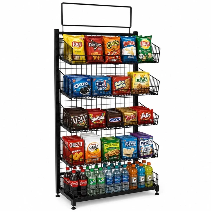Custom Metal Wire Display Rack For Retail Stores best