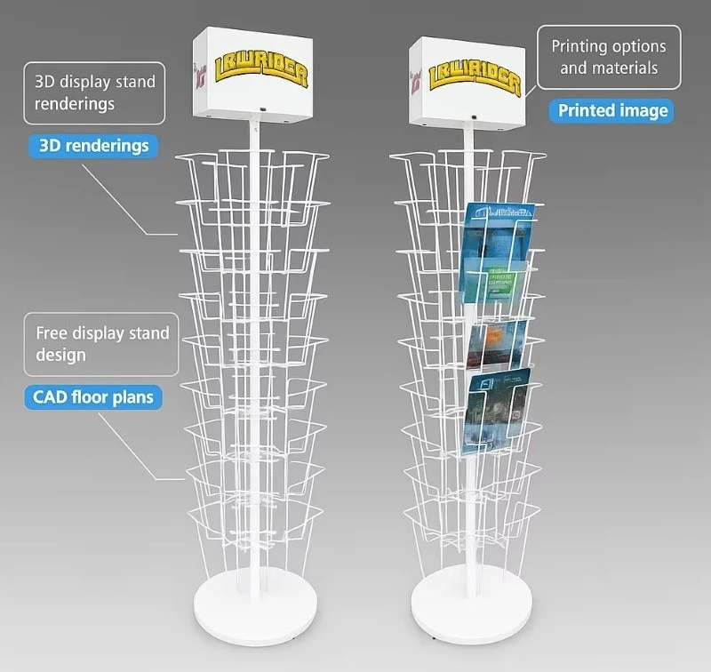Floor Standing Spinner Display price