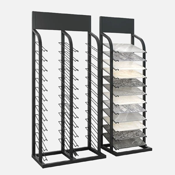 Metal Floor-standing Tile Sample Display Rack suppliers