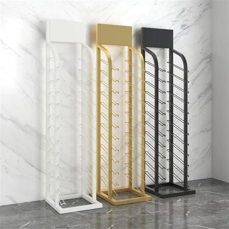 Metal Floor-standing Tile Sample Display Rack factory