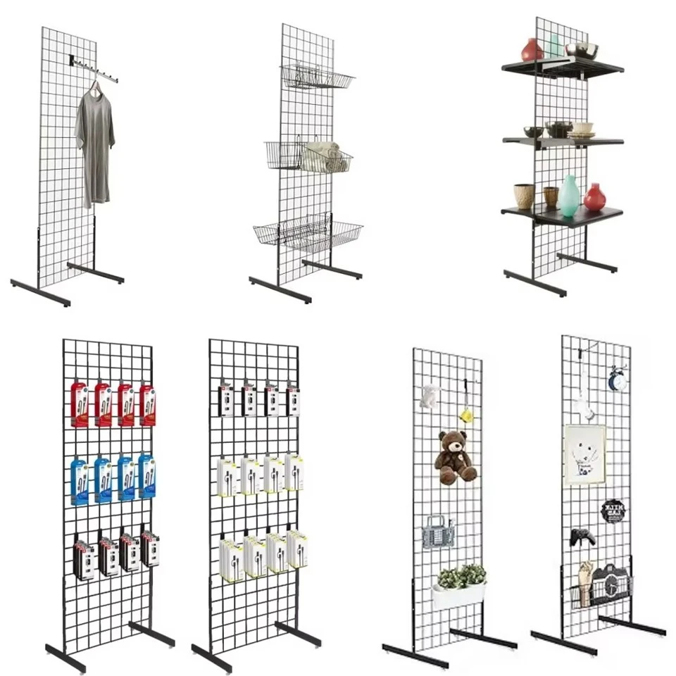 Grid Wall Panel Floor Standing Display suppliers